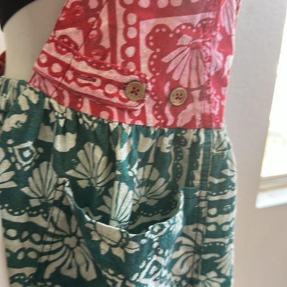 NWT Free People Palm Bay Printed Shortalls - Picture 5 of 10